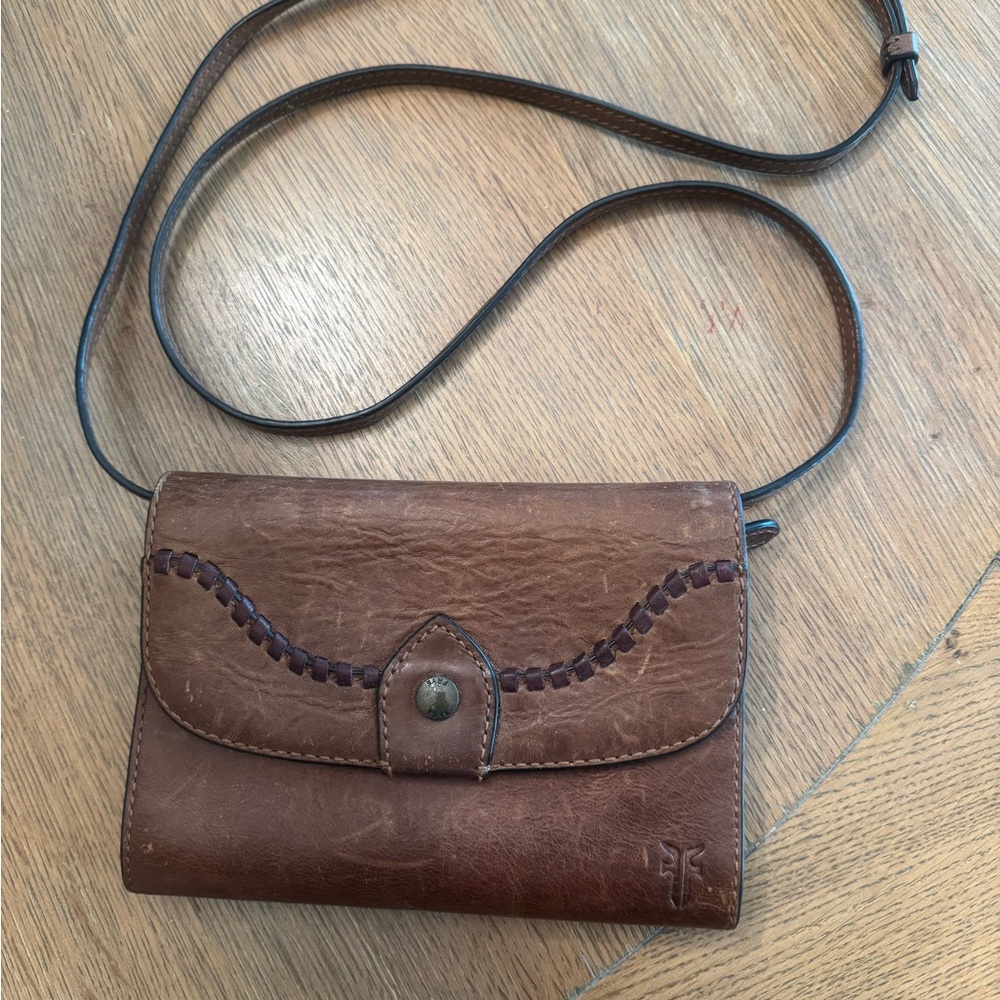 Frye Tan and Brown Leather Bag